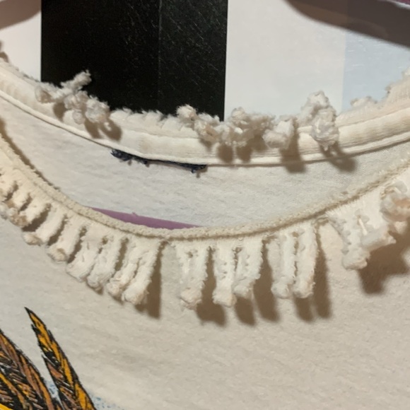 Rare Custom Fringe 1997 Daytona Bike Week Bald Eagle Vintage Cotton Tee Shirt - Picture 12 of 13